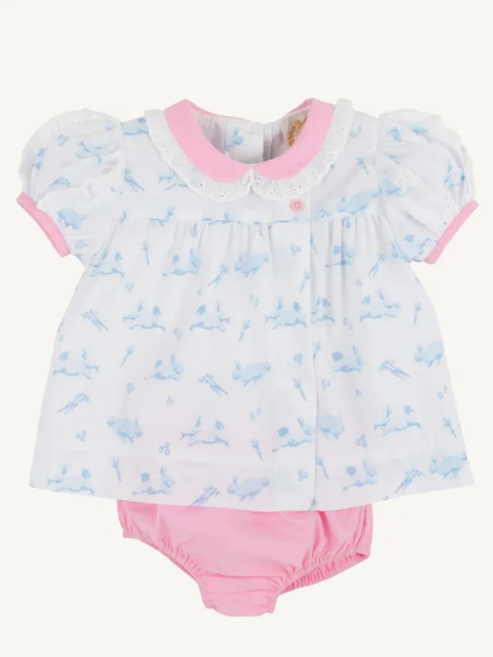 Beaufort Bonnet Mary Baker Bloomer Set 4T Lindon Hill Hops with Pier Party Pink